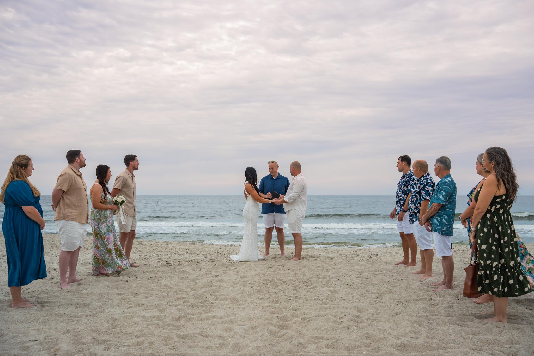 Sunset Vows by the Sea | Carolina Beach Elopement in Wilmington, NC
